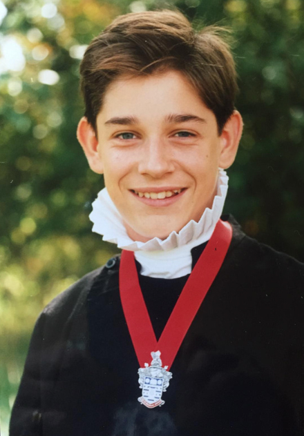 Ben Alden, young chorister in Suffolk